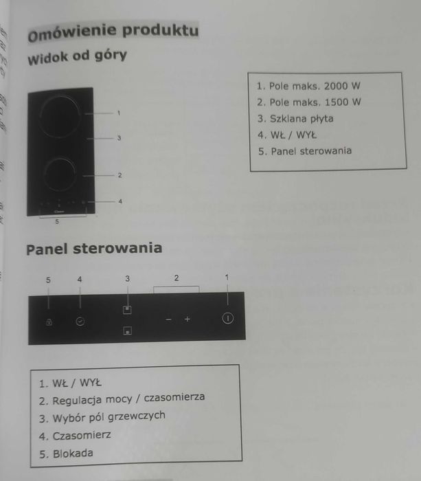 Nowa płyta indukcyjna Candy, model CID 30/G3.