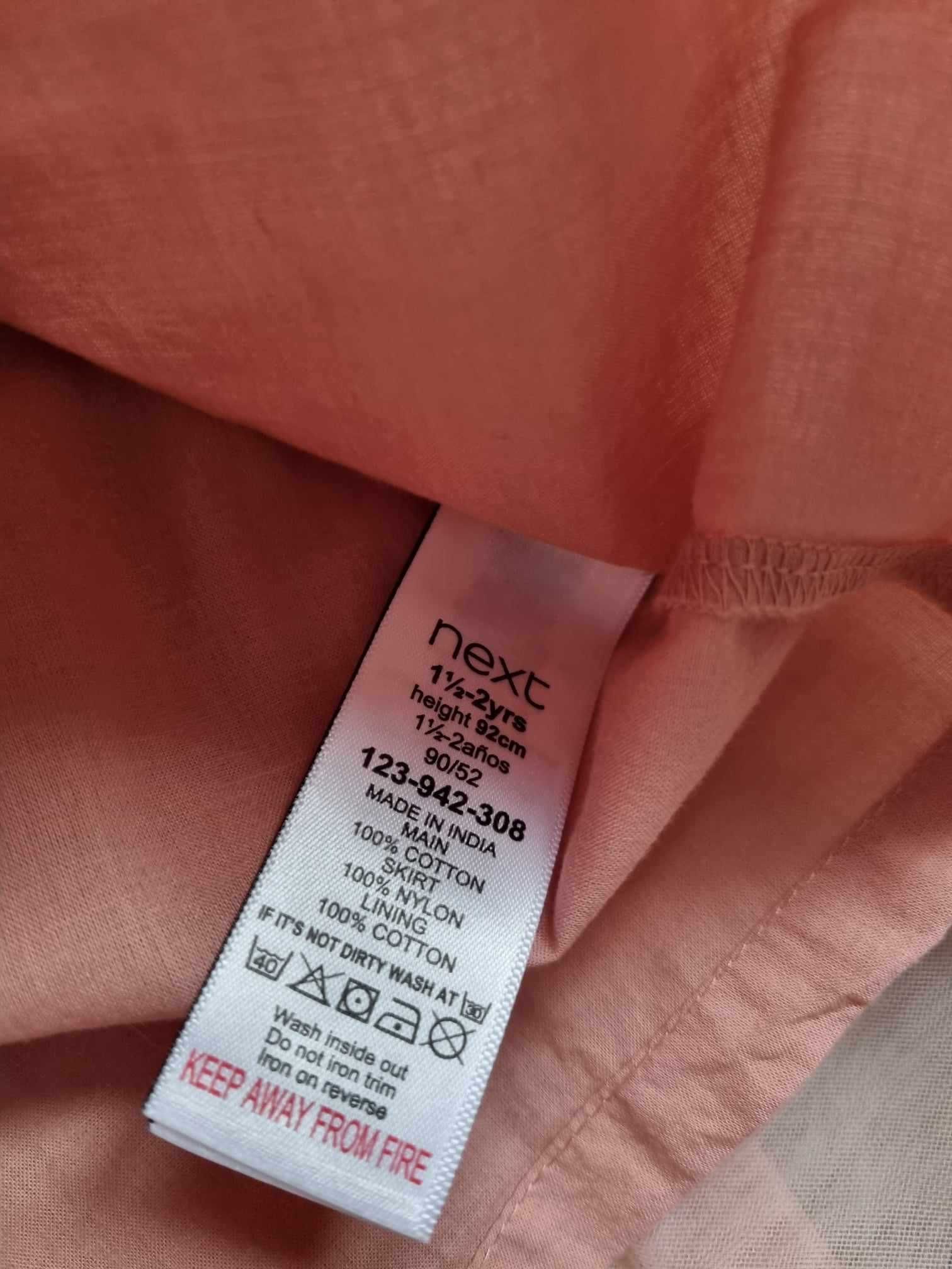 Przepiękna sukienka z tiulem Next r 92 nowa bez metki + opaska