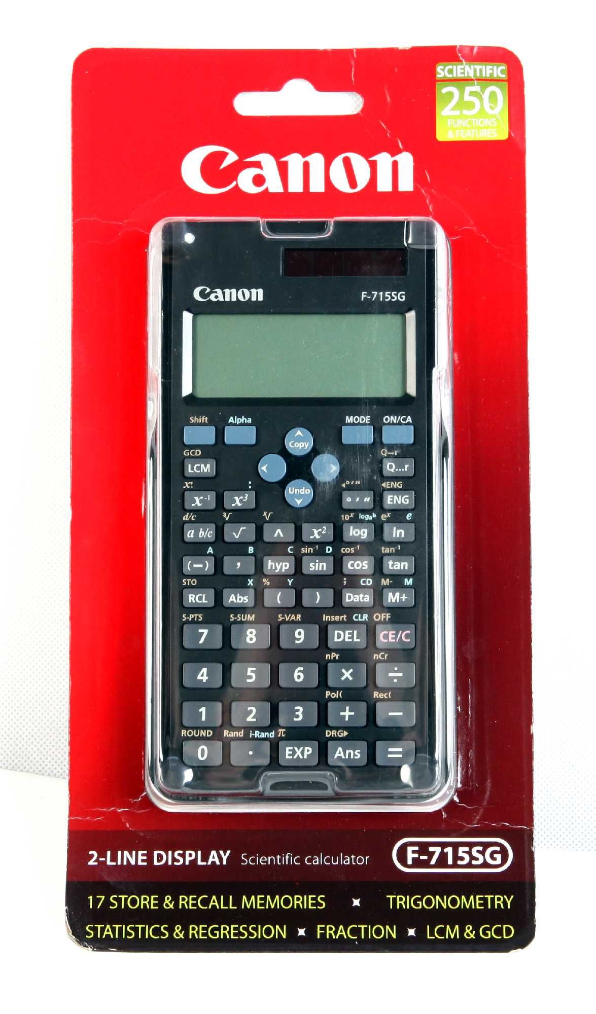 Máquina Calculadora Científica Canon F-715SG nova na caixa