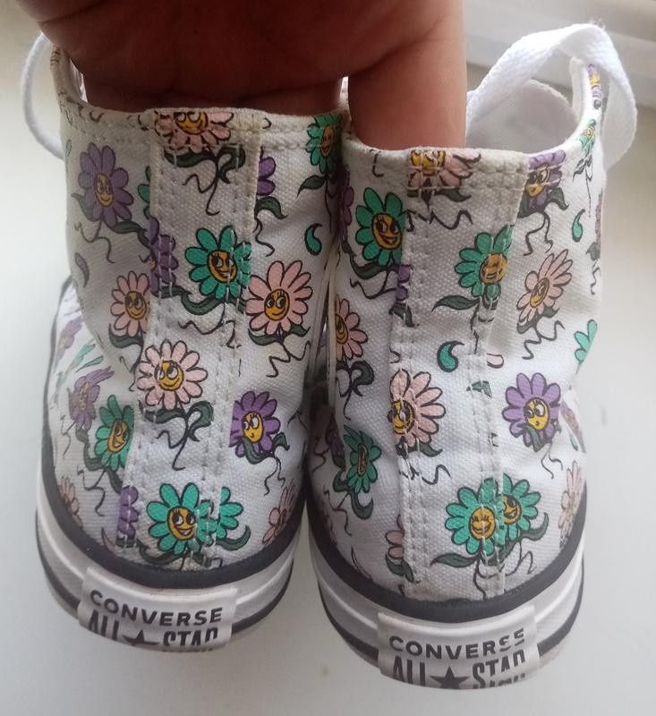 Високі кеди для дівчинки Converse (оригінал)