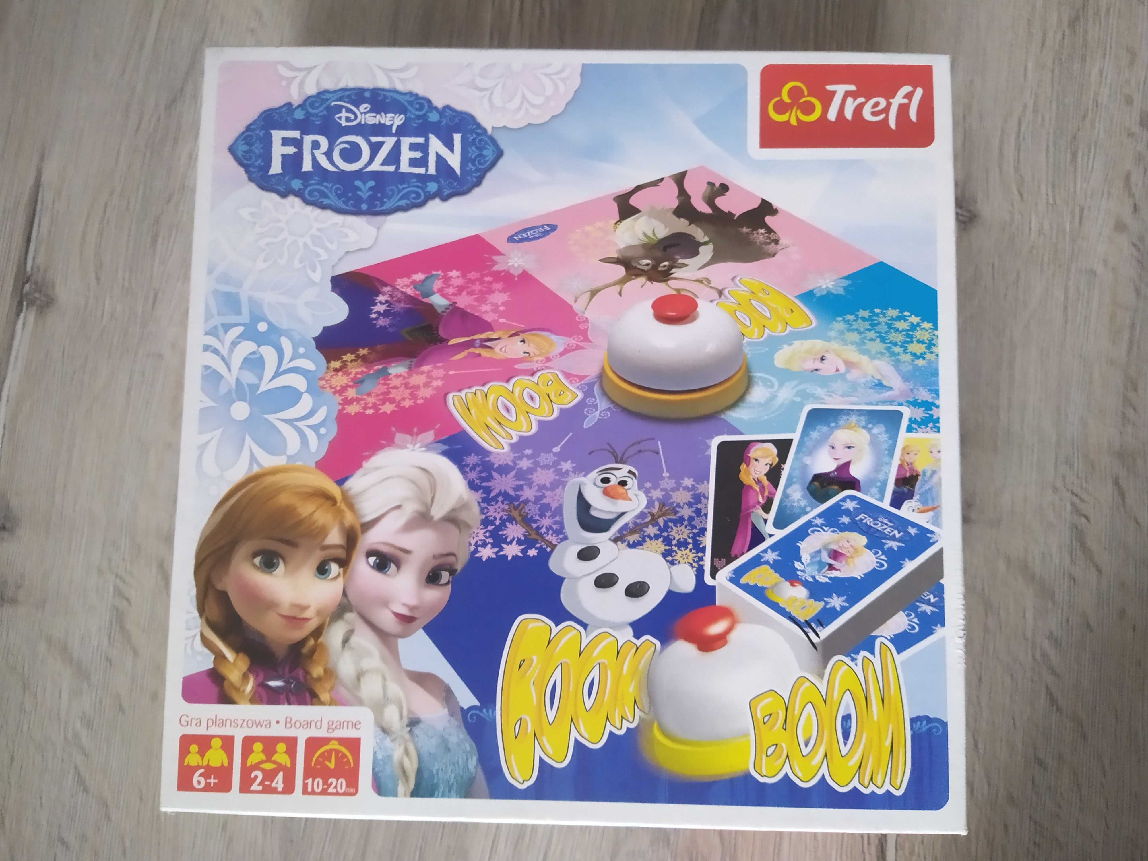 Gra planszowa Boom Boom Frozen dla dzieci Kraina Lodu