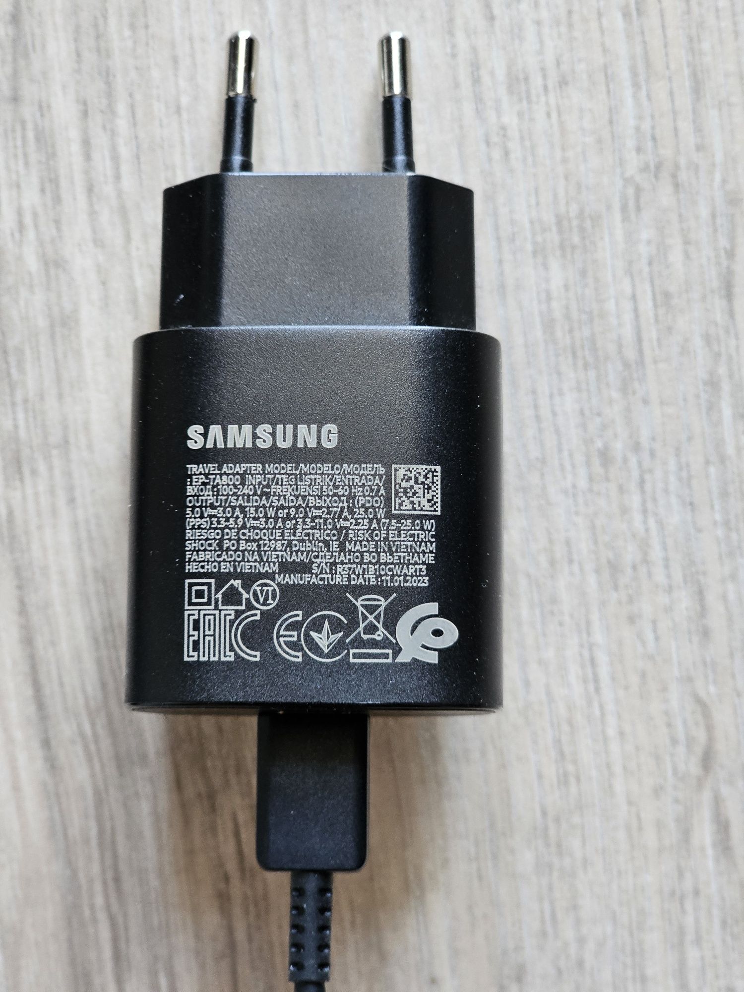 Бездротовий зарядний пристрій Samsung 15W Dual