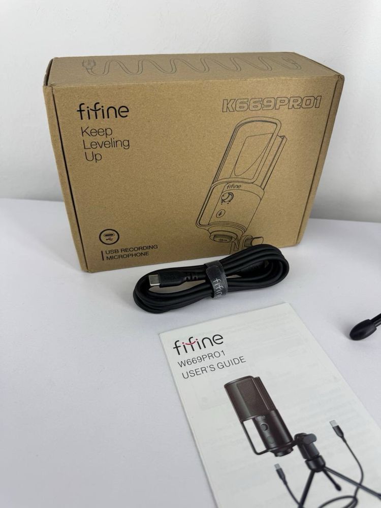 Мікрофон Fifine K669PRO1 геймерський стрімінг микрофон hyperX A8 A6
