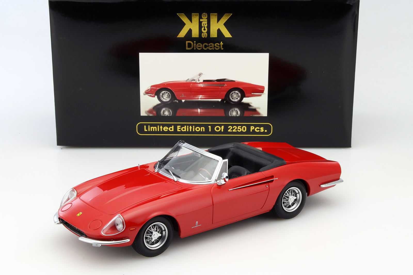 1/18 ferrari 365 california spyder 1966 (kk scale models)