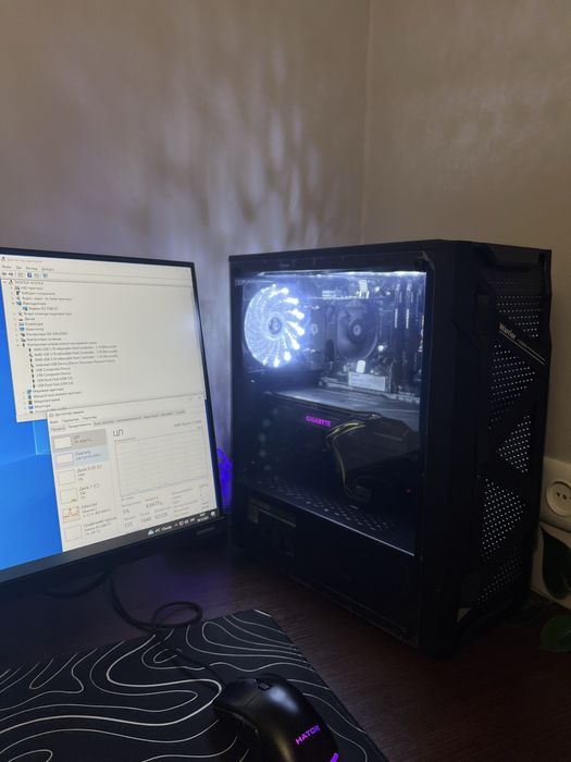 СРОЧНО Продам ігровий пк відеокарта рх5500хт проц р5 5500 озу16гб ддр4