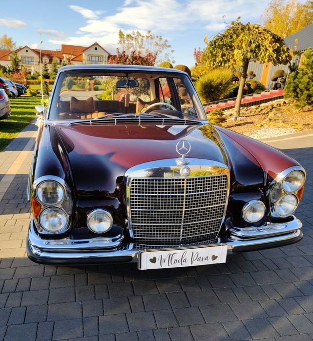 Mercedes W108 S-klasa do ślubu i inne okazje KROSNO