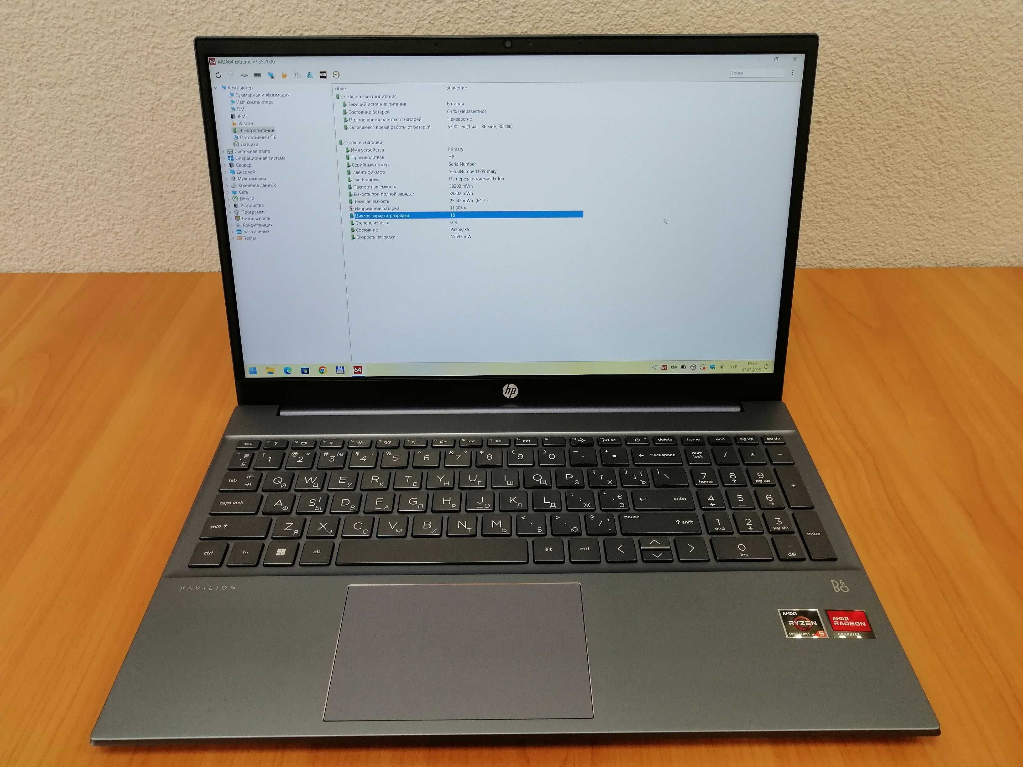 Ноутбук HP 15-eh (15.6"\IPS\AMD Ryzen™ 5 5500u\16 gb DDR4\NVMe 256 gb)