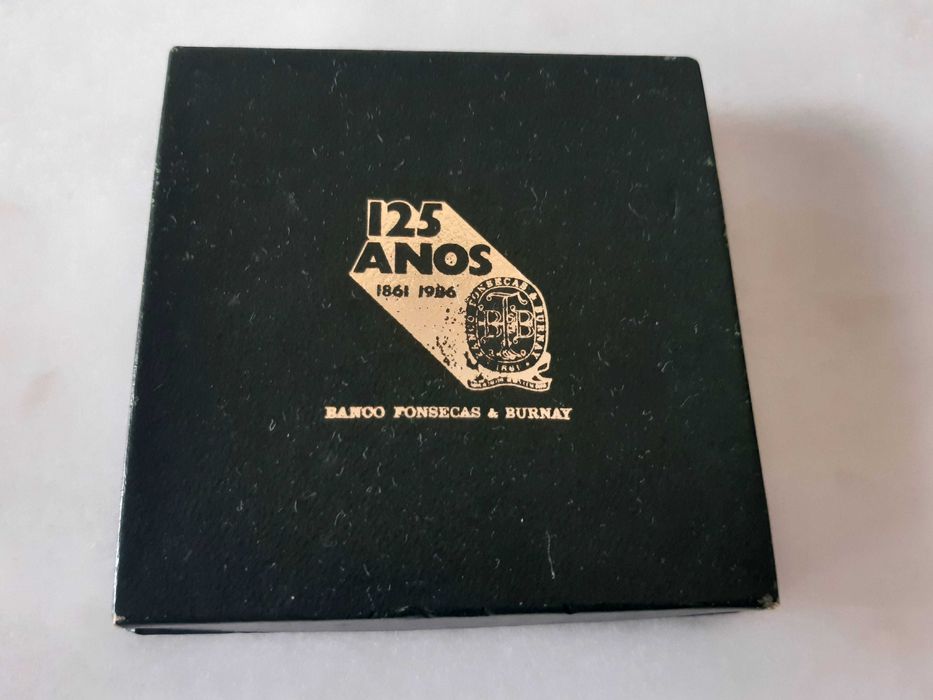 Medalha bronze Comemorativa dos 125 anos do Banco Fonsecas & Burnay