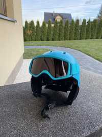 Kask + gogle narciarskie dzieciece