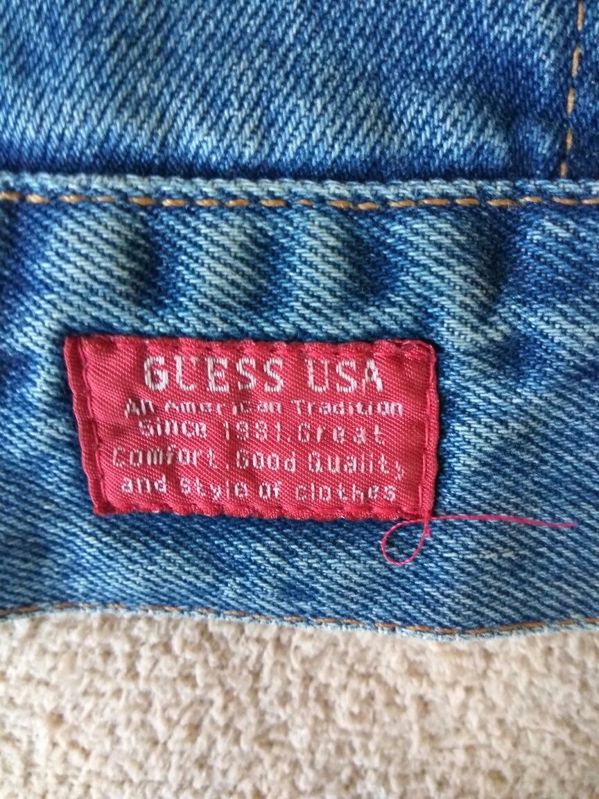 Куртка джинсовая GUESS USA винтажная S оригинал из США