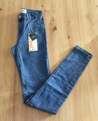 Jeansy legginsy rurki damskie Only rozm. XS