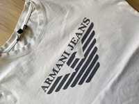 Biala koszulka T-shirt z krotkim rękawkiem Emporio Armani xs/s