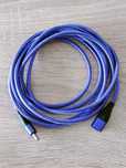Kabel magnetyczny micro USB typ C - 60W - 2 metry - fioletowy