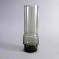 lata 50/60 modernistyczny wazon z dymionego szkła
