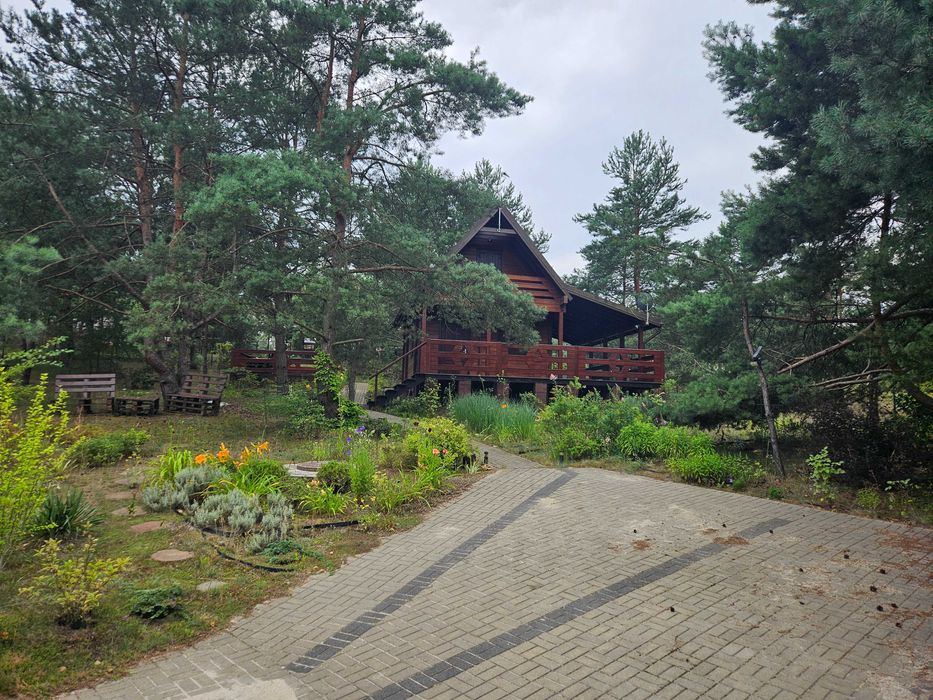 Działka z domem nad wodą