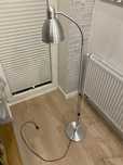 Lampka stojaca srebrna
