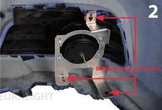 Адаптеры ( переходные пластины) для ПТФ OPEL VECTRA C/Signum