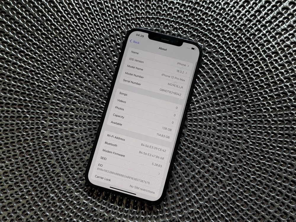 Apple Iphone 12 Pro Max 128GB Blue Neverlock Батарея 91%