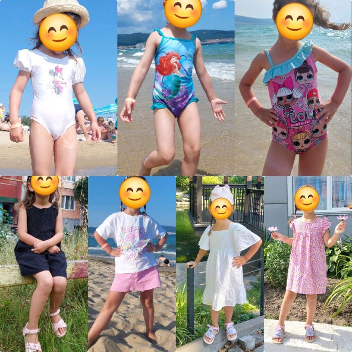 Набір літнього одягу 3-4, 4-5 років. Пакет фірмового одягу дівчинці.