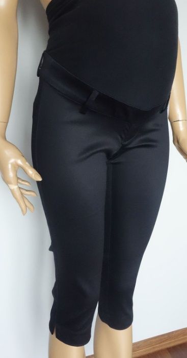 nowe H&M Mama spodnie 34/XS krótkie spodenki RYBACZKI ciążowe eleganck