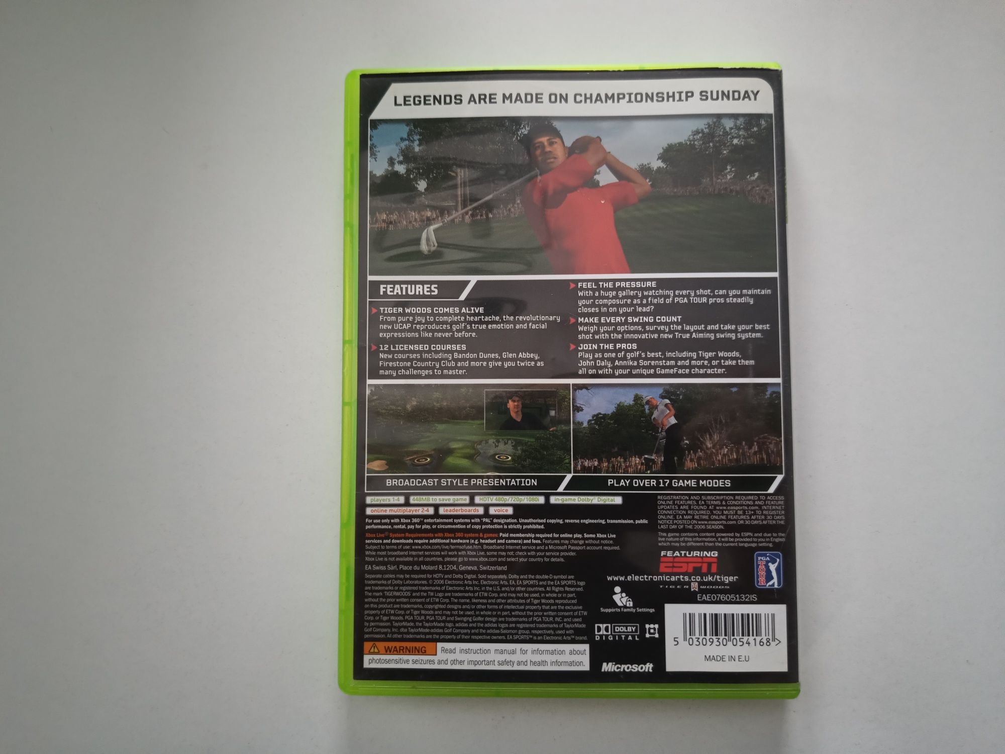 Gra Xbox 360 Tiger Woods PGA Tour 07