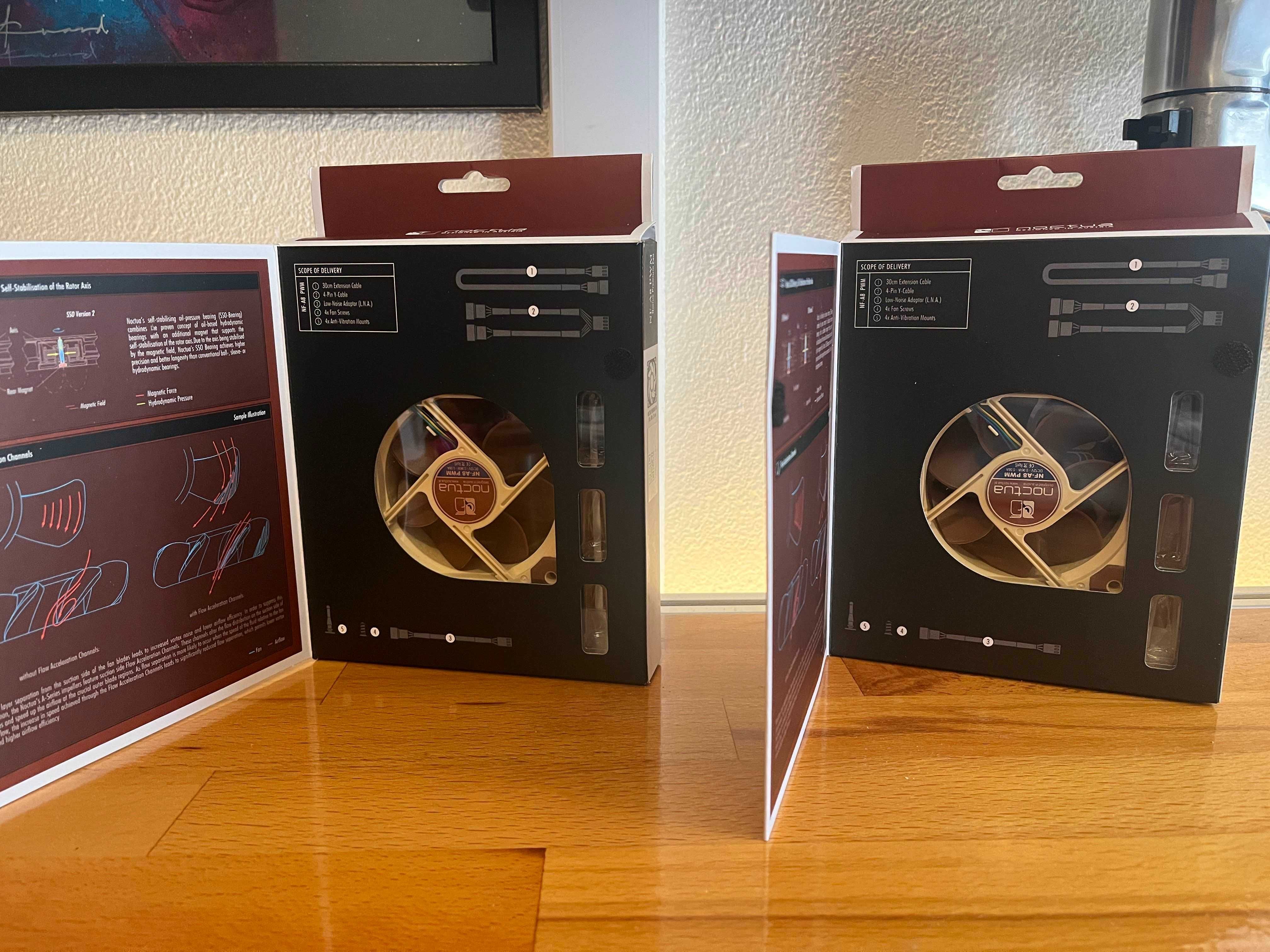 2x Noctua NF-A8 PWM