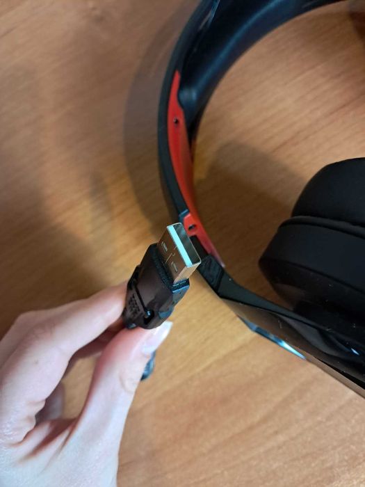 Słuchawki Gamingowe Nauszne Przewodowe Z Mikrofonem Podświetlane