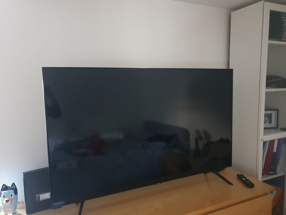 Tv Led 55" 4k Samsung ecrã partido, não da imagem. Para peças