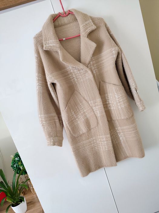 Płaszcz alpaka beż