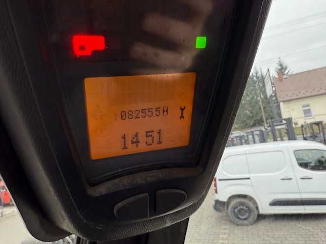 Wózek widłowy LINDE H80T widlak 8t duplex 396 kabina pełna
