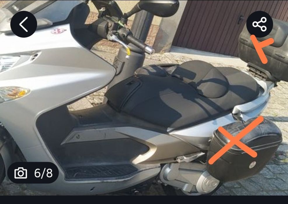 Kymco Xiting 250/ 2008r/wtrysk.