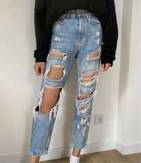Spodnie jeansowe Bershka
