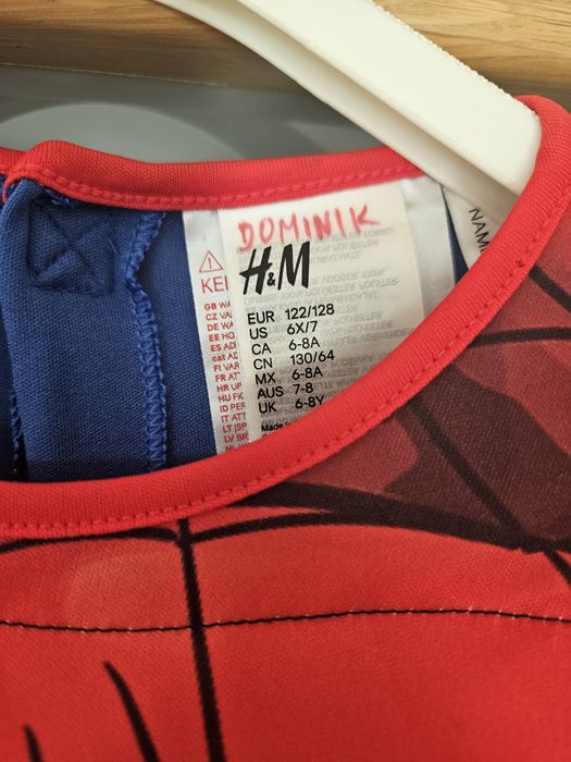 Kostium Spiderman 122/128 H&M