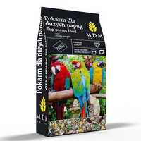 Karma pokarm mieszanka dla papug dużych z orzeszkami 20kg MDM