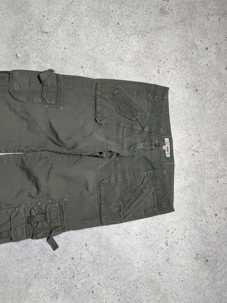 Мужские Карго Штаны На Утяжках Широкие M-L Multipocket