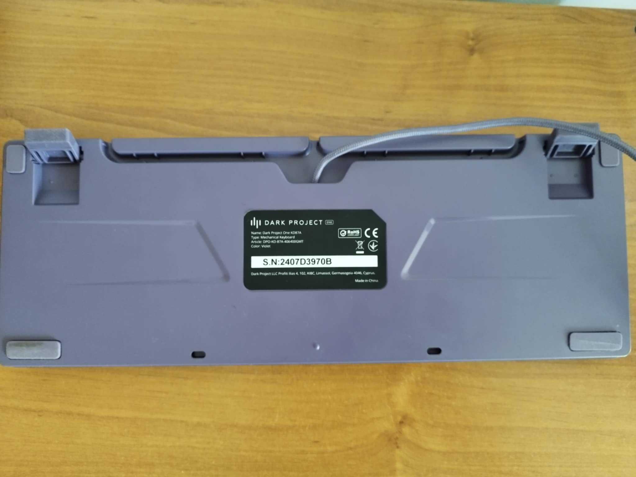 Klawiatura gamingowa mechaniczna DARK PROJECT KD87A