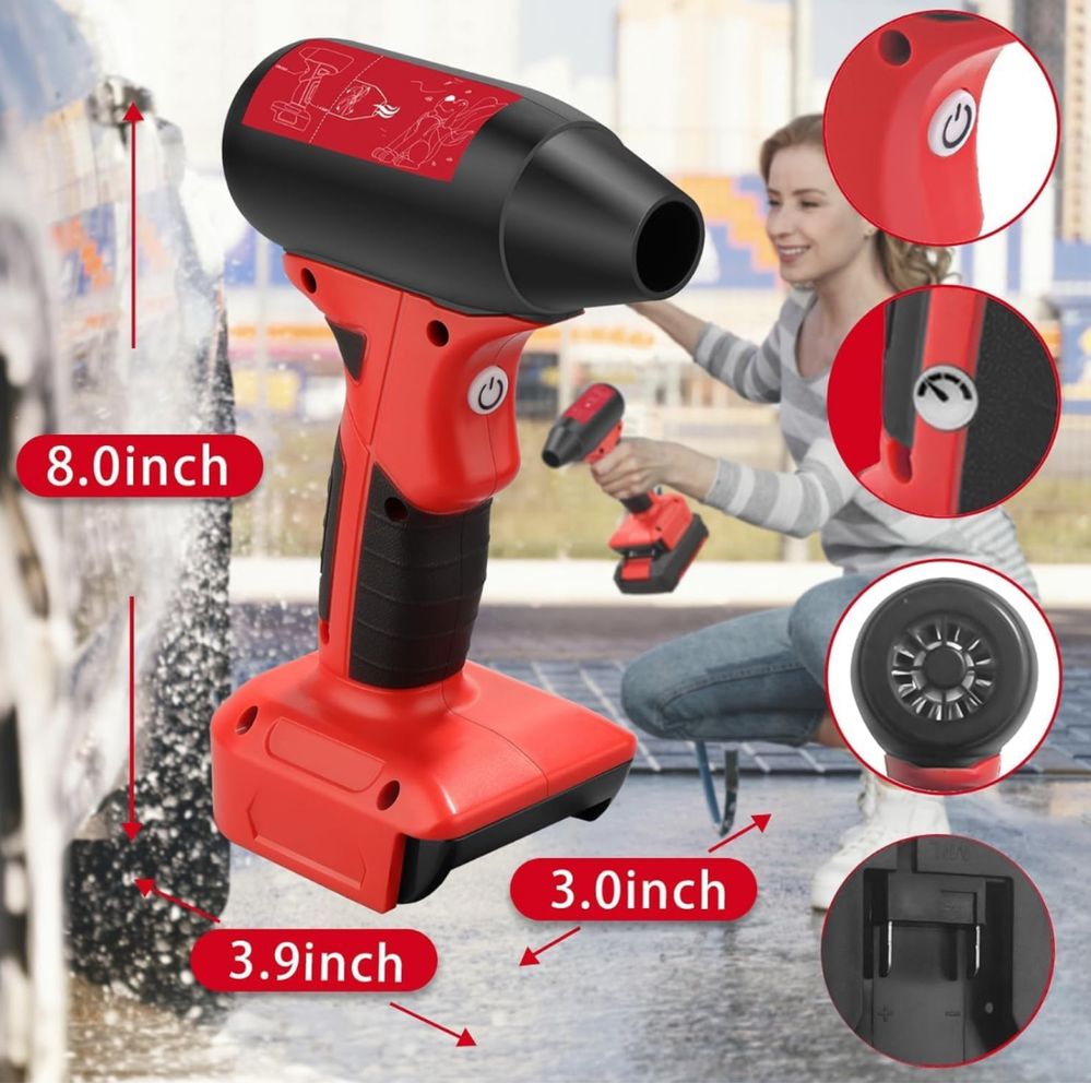 TPDL Mini dmuchawa akumulatorowa pod akumulator Einhell 18V