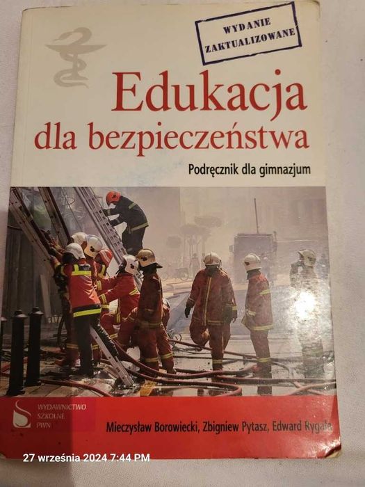 Edukacja dla bezpiecństwa podręcznik dla gimnazjum