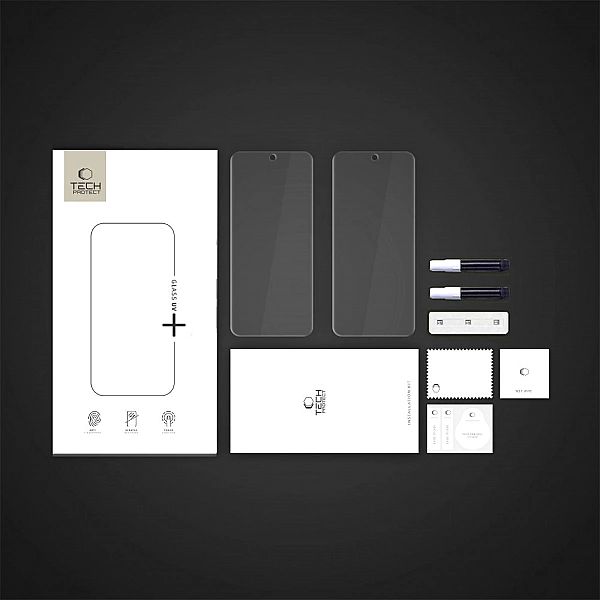 Szkło Hartowane Tech-Protect Glass Uv+ 2-Pack Motorola Edge 60 Pro Cle