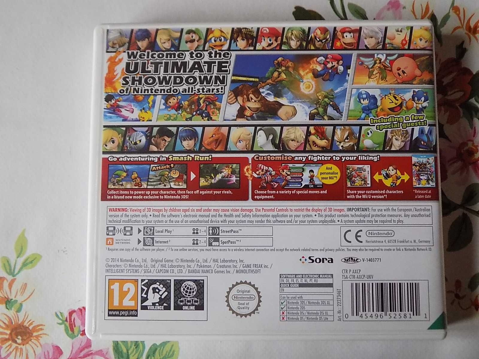 Super Smash Bros. for Nintendo 3DS XL New 3DS, New 2DS XL wpiernicz!!!