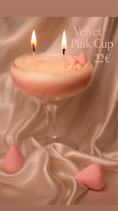 Velas goumet feito á mão