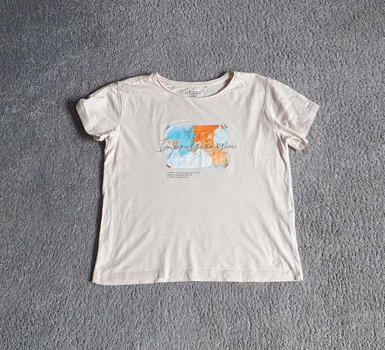 T-shirt dziewczęcy Reserved, rozmiar 146 cm (10 - 11 lat).