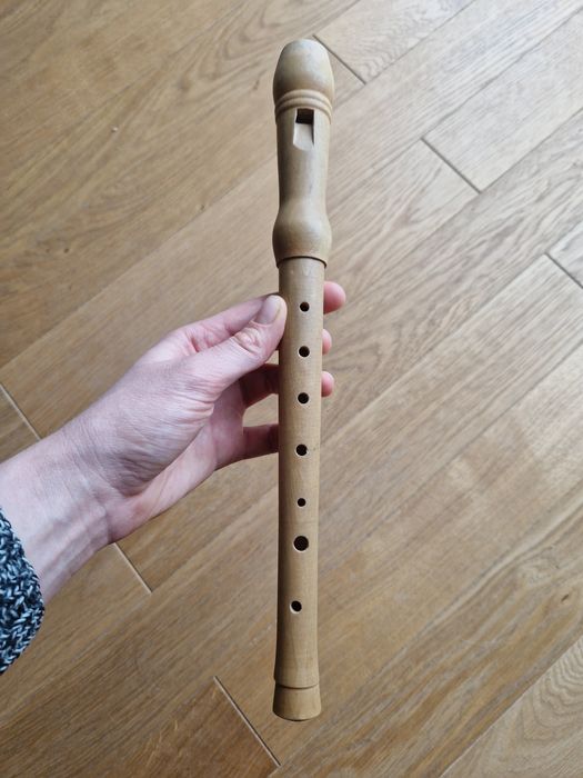 Flet drewniany do szkoły