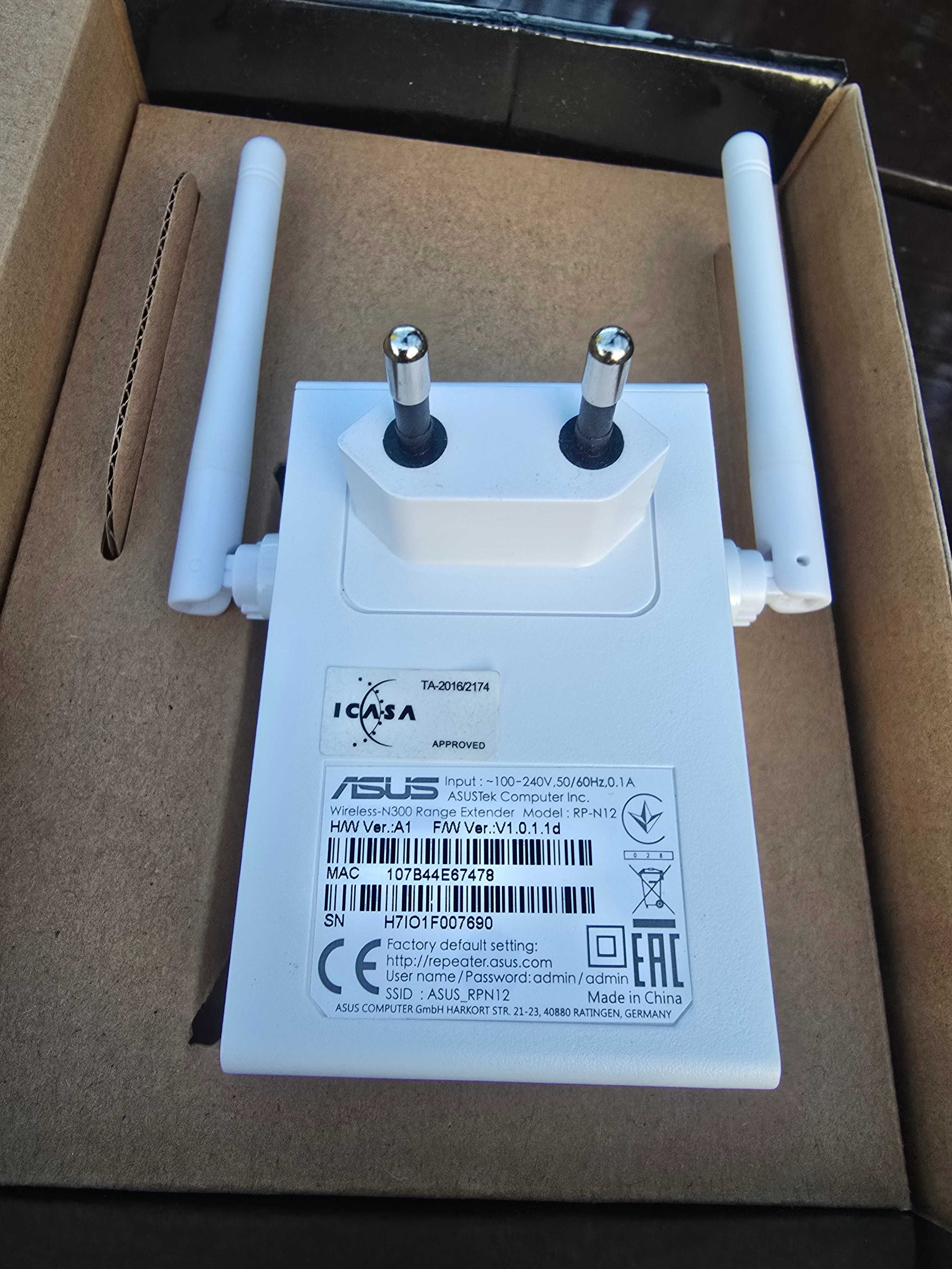 Router ASUS RT-AC750 i Wzmacniacz ASUS RP-N12