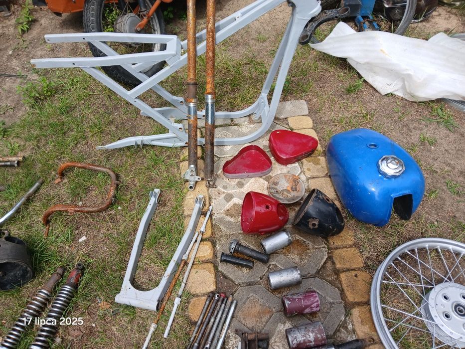 Części Wsk M150 B3 kola rama przód