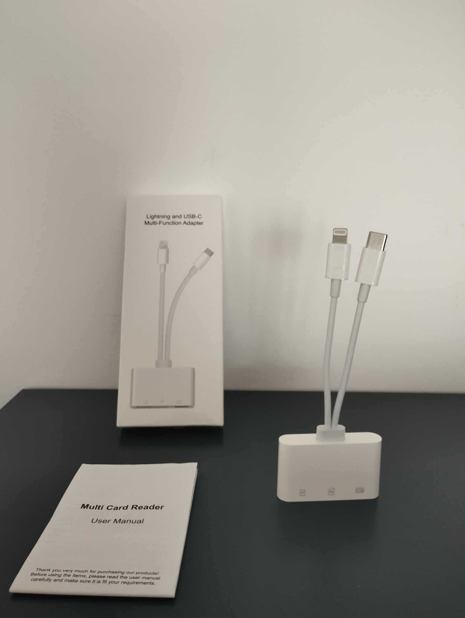 Adapter 3w1 Lightning USB C do SD/TF/USB