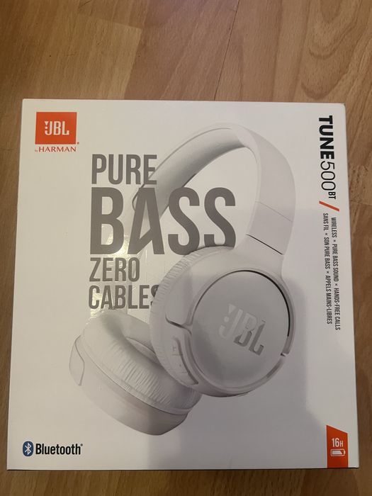 Słuchawki nauszne JBL Tune 500 Białe