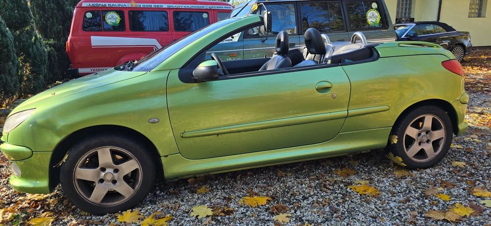 Peugeot 206 CC Z Niemiec super stan-skóra-Cabrio twardy dach