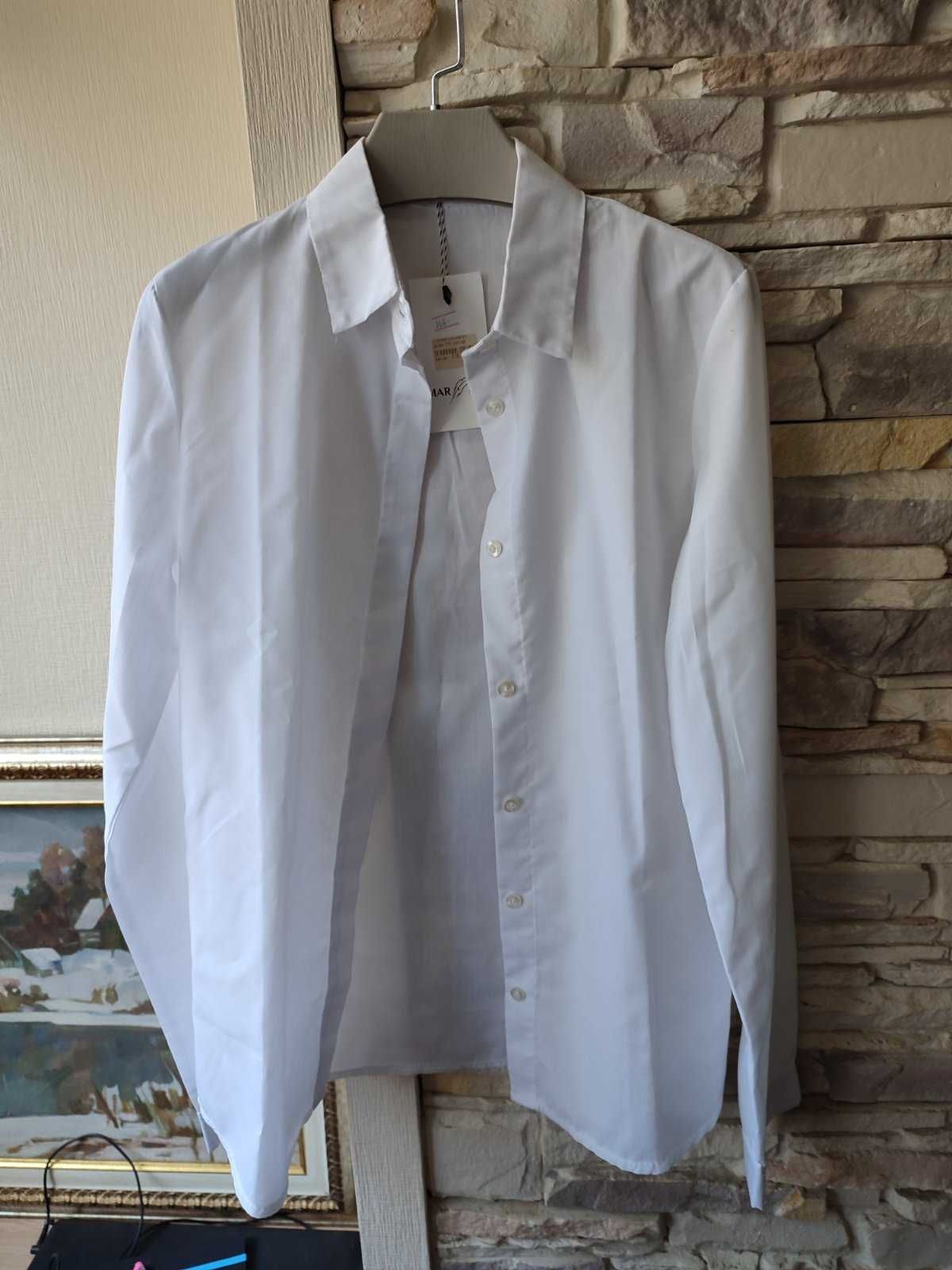 Белая рубашка р. 164