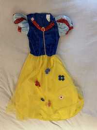 Vestido princesa branca de neve